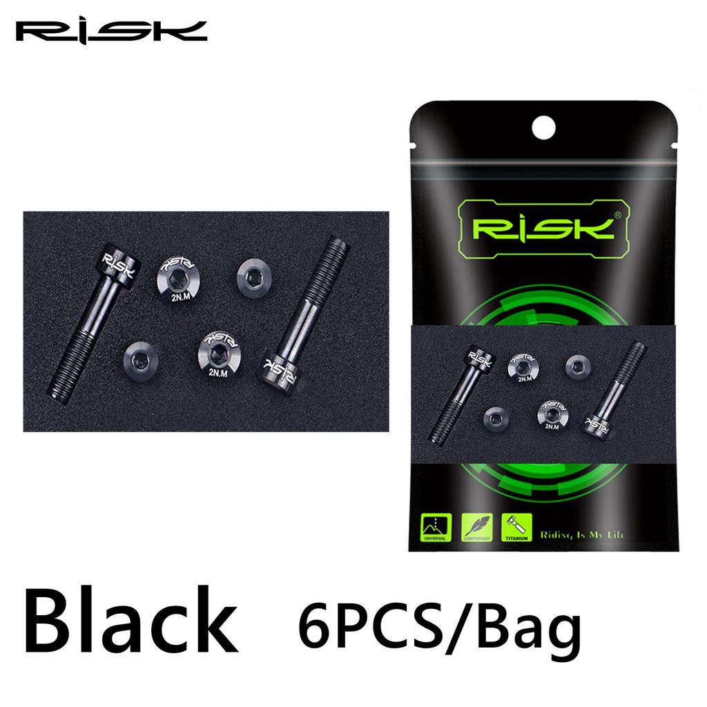 RISK Bicycle Derailleur Lever Fixing Bolts Set Shift Brake Lever Titanium Alloy Screws for Sram GX/GX Eagle/X9/X01/X01/XX1 Eagle