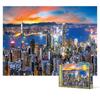 Пазл из 2000 деталей — очаровательный горизонт и закат Гонконга, популярная корейская головоломка