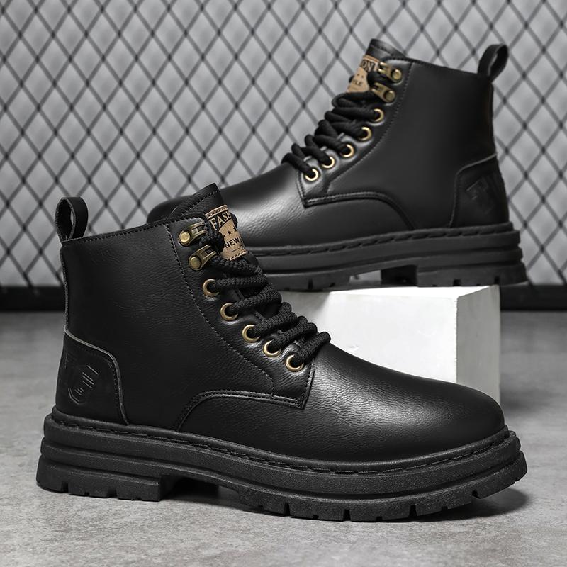 Luxury Men Boots Autumn Winter Slippers Warm Men Shoes Sneakers Male Tenis Shoes Boots Men Sneakers Winter High Top Shoes for Men