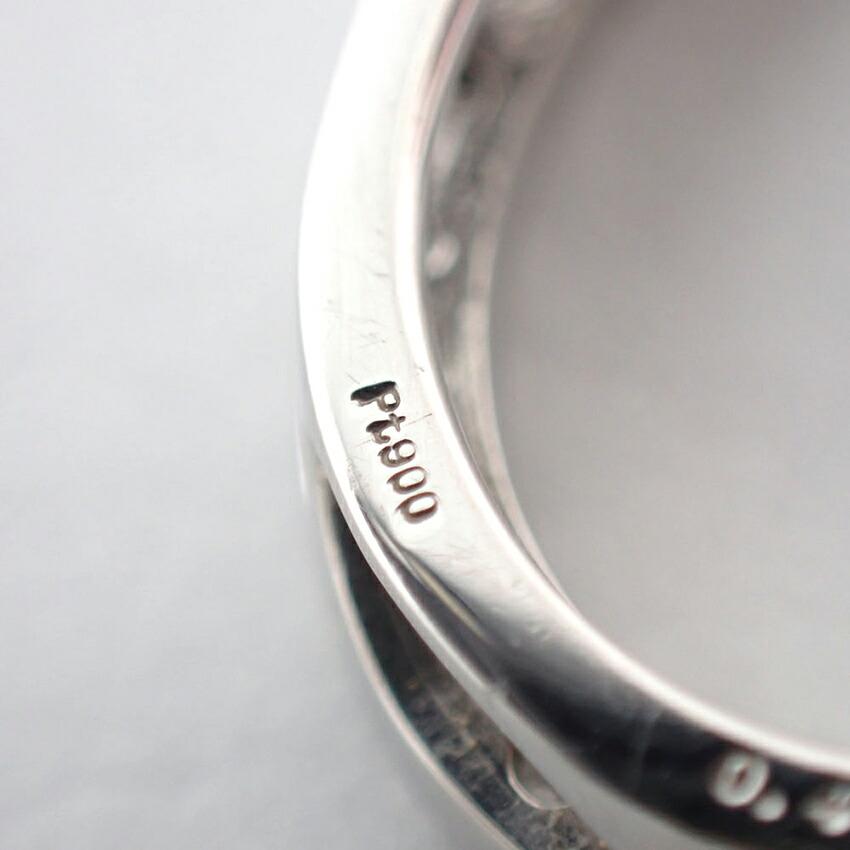 [Used] Pt900 Diamond Horseshoe Pendant Top / J59-6