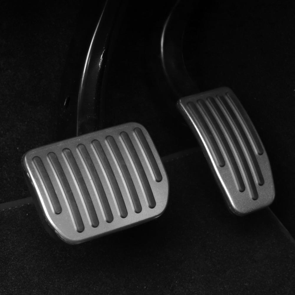 Накладки на педали автомобиля, чехлы из алюминиевого сплава, нескользящие педали газа для автомобиля, комплект для Tesla Model 3 Y 2024, аксессуары