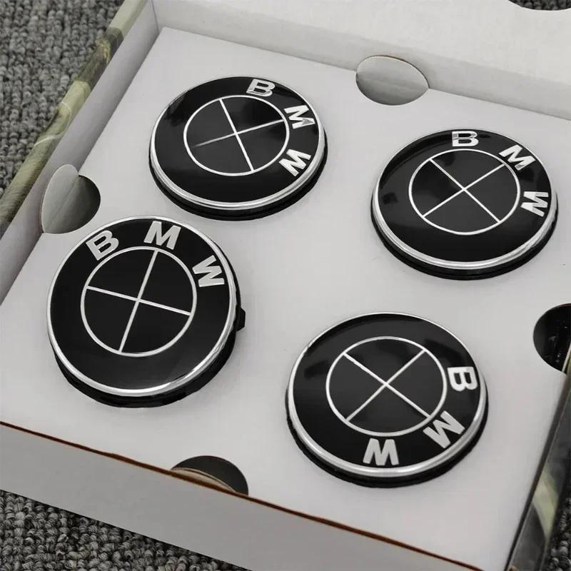 New 4P 56mm 68mm Floating Wheel Center Caps For BMW G11 G12 G30 G31 G32 G38 G01 G08 G02 G05 F45 F46 F52 F48 F49 F39 Auto Ac