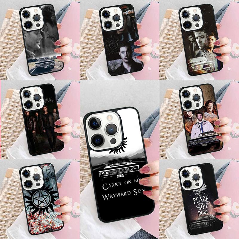 Supernatural TV Show print Phone Case For iPhone 17 Air 15 16e 14 13 Pro Max Coque 12 11 Pro Max PLUS cover