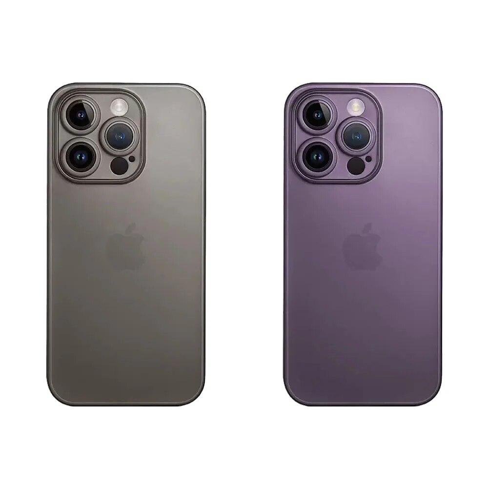 Ультратонкий матовый чехол на заднюю панель толщиной 0,3 мм для iPhone 14 13 Pro Max, прозрачный матовый жесткий полипропиленовый чехол для iPhone 14 Plus 13 Mini 13P