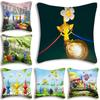 Мультяшные Чехлы для Подушек Hey For Pikmins Мультяшные Декоративные Чехлы для Подушек на Диван для Дома Двусторонние Короткий Плюш Милый Чехол для Подушки