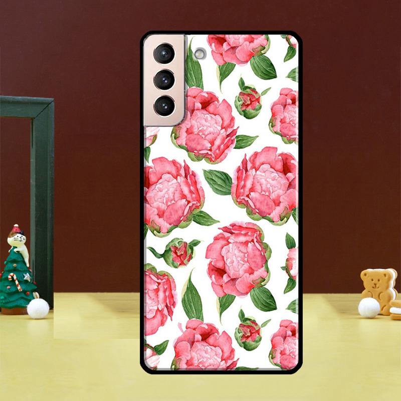 Пионы Красивый Цветок Чехлы Для Samsung Galaxy S23 S20 FE S21 FE S22 Ultra Note 20 S10e S8 S9 S10 Note 10 Plus Чехол