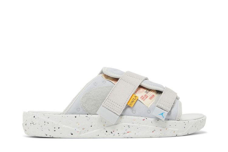 Men's Slides Jordan Crater Slide Union Future is Now Grey Fog/Siren Red-Light Smoke Grey