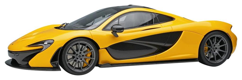 Make up EIDOLON Scale McLaren P1 2013 Volcano Yellow Finished Model EML149A 1/18
