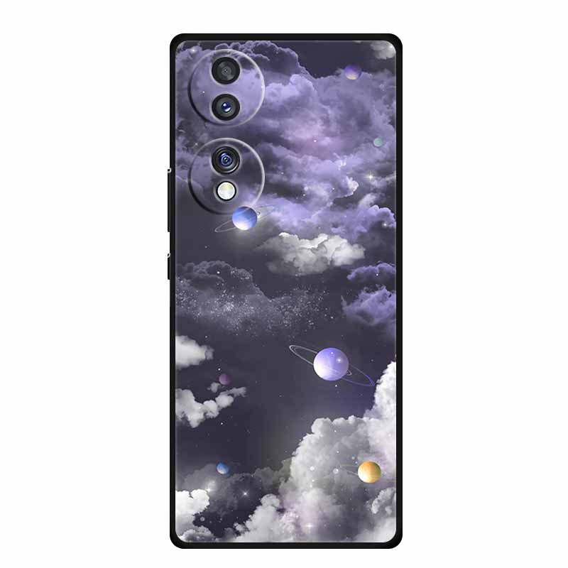 Чехол для Honor 70 Pro Plus Рождественский Мягкий Силикон ТПУ Задняя крышка телефона для Huawei Honor 70 Pro+ Honor70 Lite Мультяшная Capa Funda