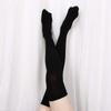 New Design Black White Skinny Stockings Over Knee Thigh High Long Cotton Stockings Sexy Stocking