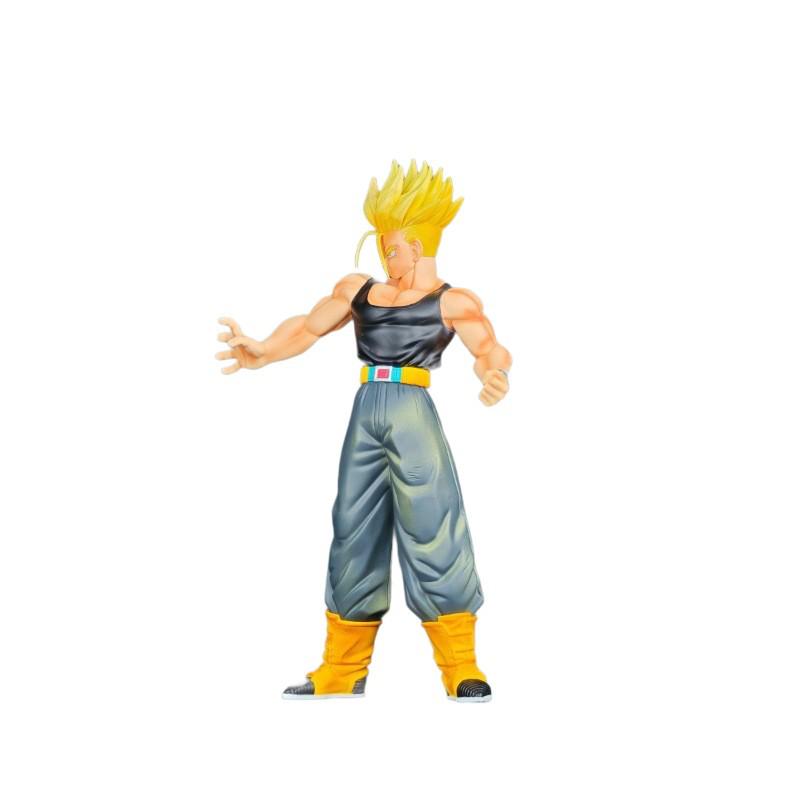 Dragon Ball Super Saiyan Trunks Future Warrior Double Head Figure Ornament Premium Version
