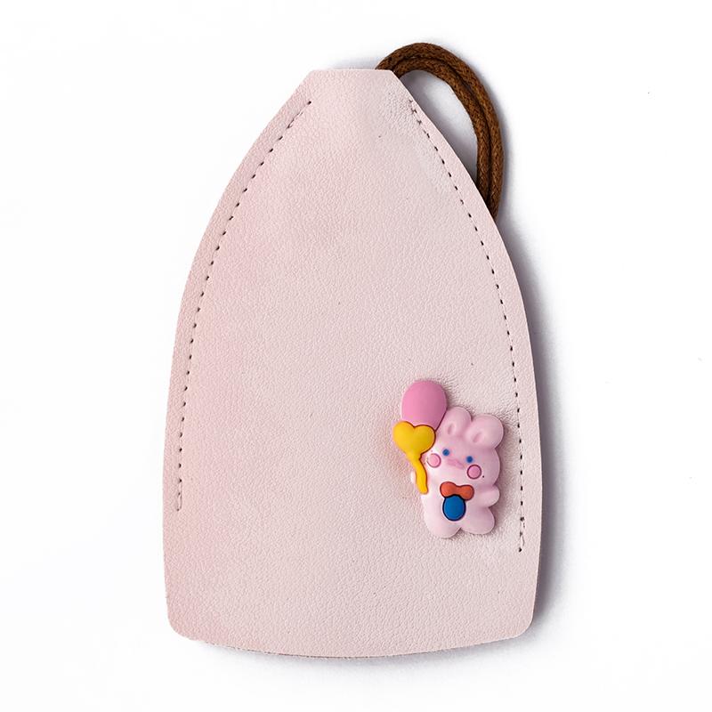 Милый креативный выдвижной чехол для ключей с изображением животных из мультфильма, чехол для ключей из искусственной кожи, большой емкости, органайзер для ключей