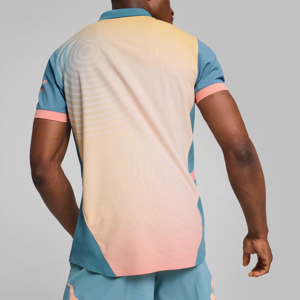 Puma Футболка унисекс с коротким рукавом и простым буквенным принтом в стиле Манчестер, цвет желтый 778616-04