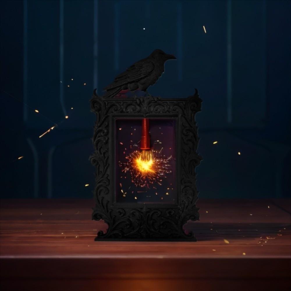 Multipurpose Crow Decorative Frame Atmosphere Decorations Festival Home Ornaments Home