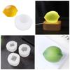 3D Lemon Shape Silicone Candle Molds Soap Making Molds Lemon Fruit Candle Molds for Epoxy Resin Handmade Candle Soap