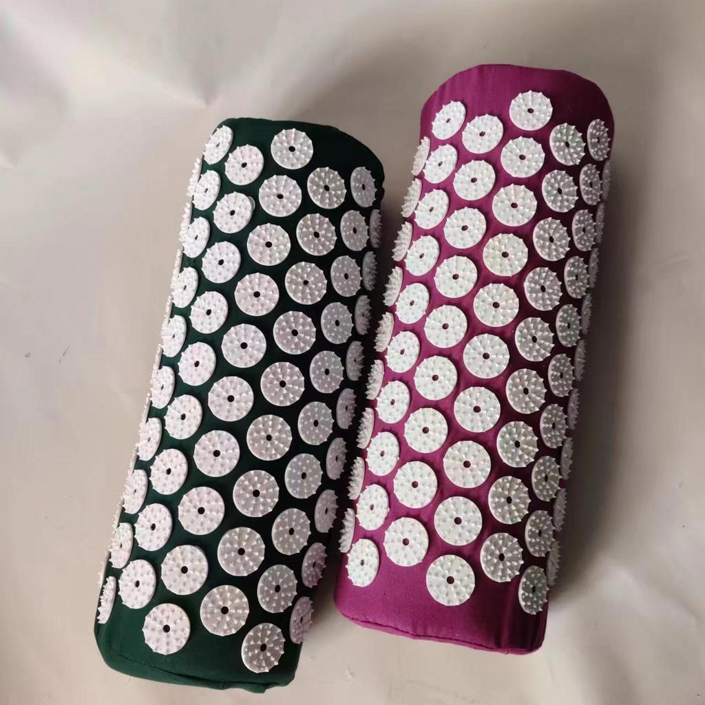 Yoga Acupressure Mat with Head Pillow for Muscle Relaxation and Massage