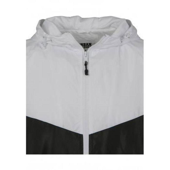 Coupe-vent zippé - URBAN CLASSICS - Noir - Homme - Moderne - Pratique - Qualité