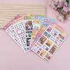 1 лист милых мультяшных наклеек-этикеток канцелярские наклейки для скрапбукинга DIY фотокарточки элементы декора телефон наклейка наклейка