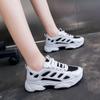 Белые женские туфли Кроссовки на толстой платформе с нескользящей подошвой Осенняя классика Дышащая обувь для бега Теннисные туфли Zapatos Mujer