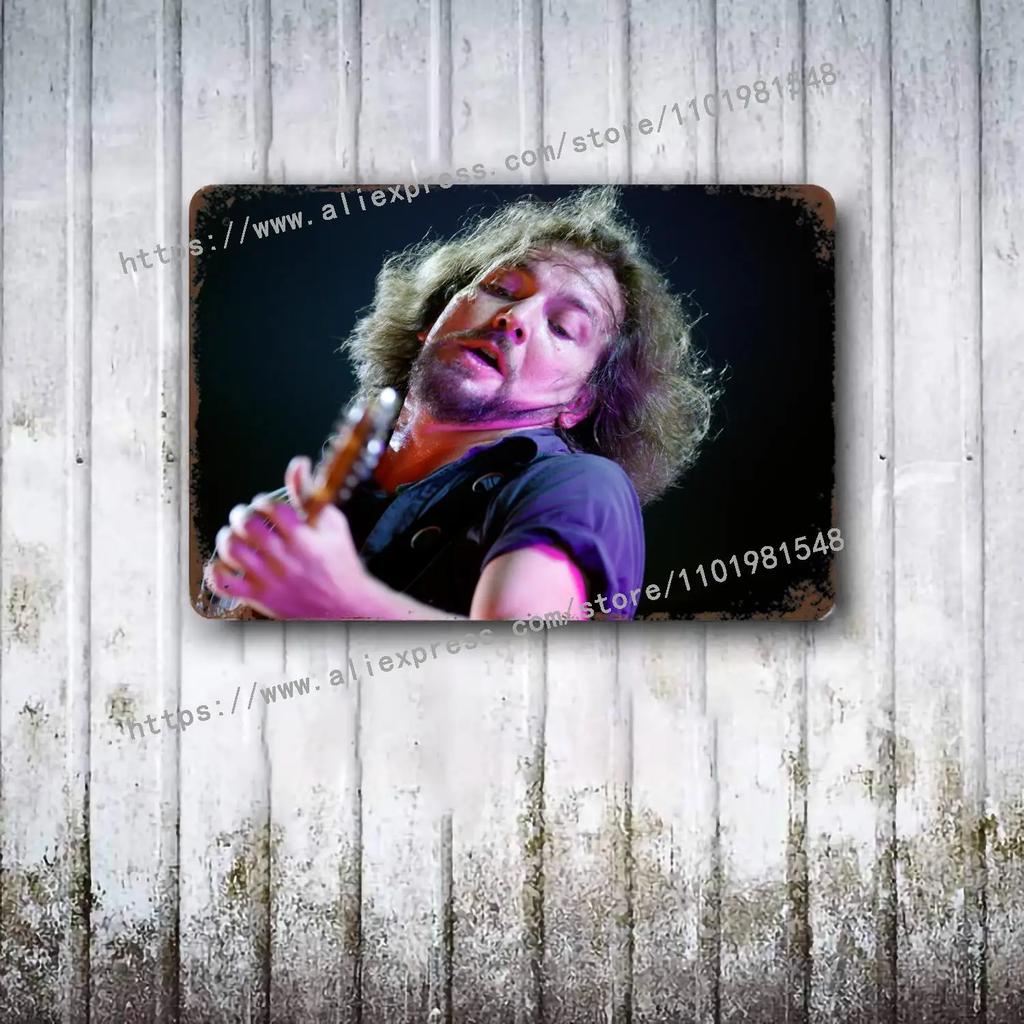 Металлический декор Pearl Jam Band Постер Винтажная жестяная табличка Металлическая табличка Декоративная табличка для паба, бара, мужской пещеры, клуба, украшение стены