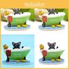 Black Cat Taking A Bath In The Bathtub Resin Ornament For Home Styling Gifts