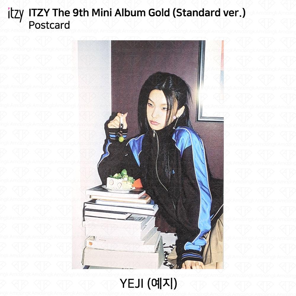 ITZY 9-й мини-альбом gold standard ver официальная фотокарточка открытка постер kpop