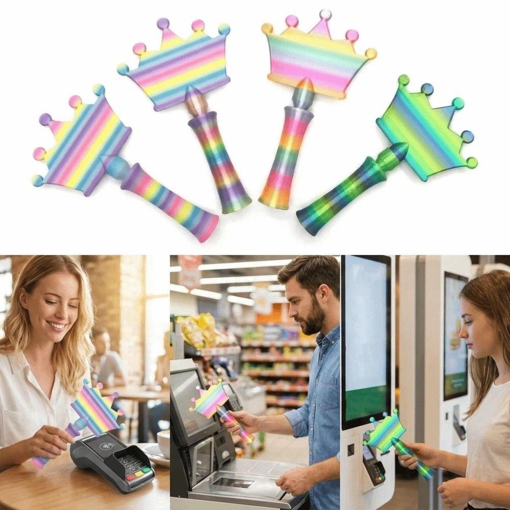 Crown Design 3D Print Wand Tap To Pay Creative Telescoping Credit Card Holder  Retail Payments