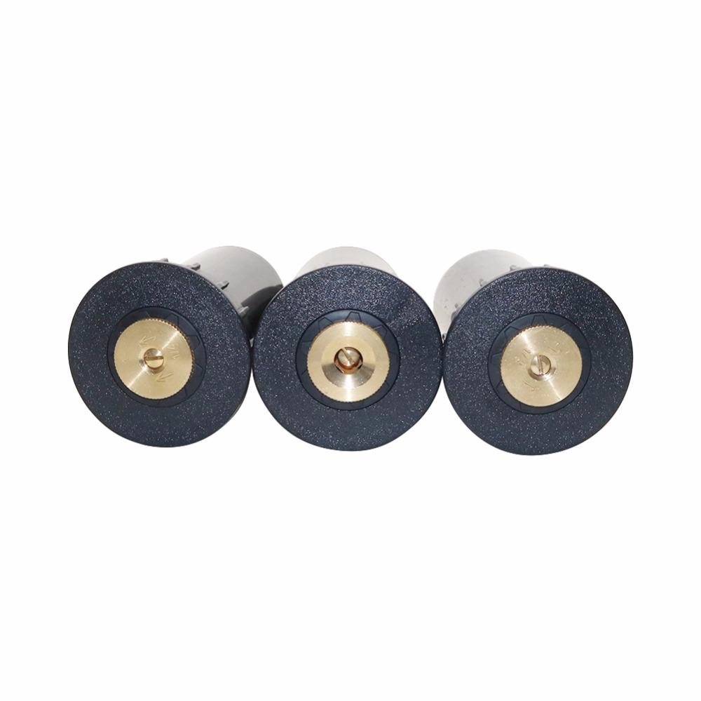 5Pcs 1/2" Female Thread 90/180/360° Pop Up Sprinkler Football Field Golf Course Grassland Turf Lawn Irrigation Watering Nozzles