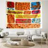 Scooby Print Tapestry - Portable Wall Decor Cloth, for Home, Dorm, Travel, Bedroom, Living Room - Ideal Birthday Housewarming Gift