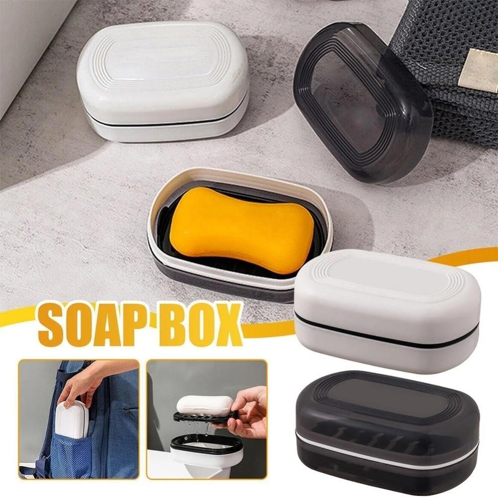 Leak-Proof Travel Soap Dish Reusable Soap Container Household Sealed Soap Rack Hotel