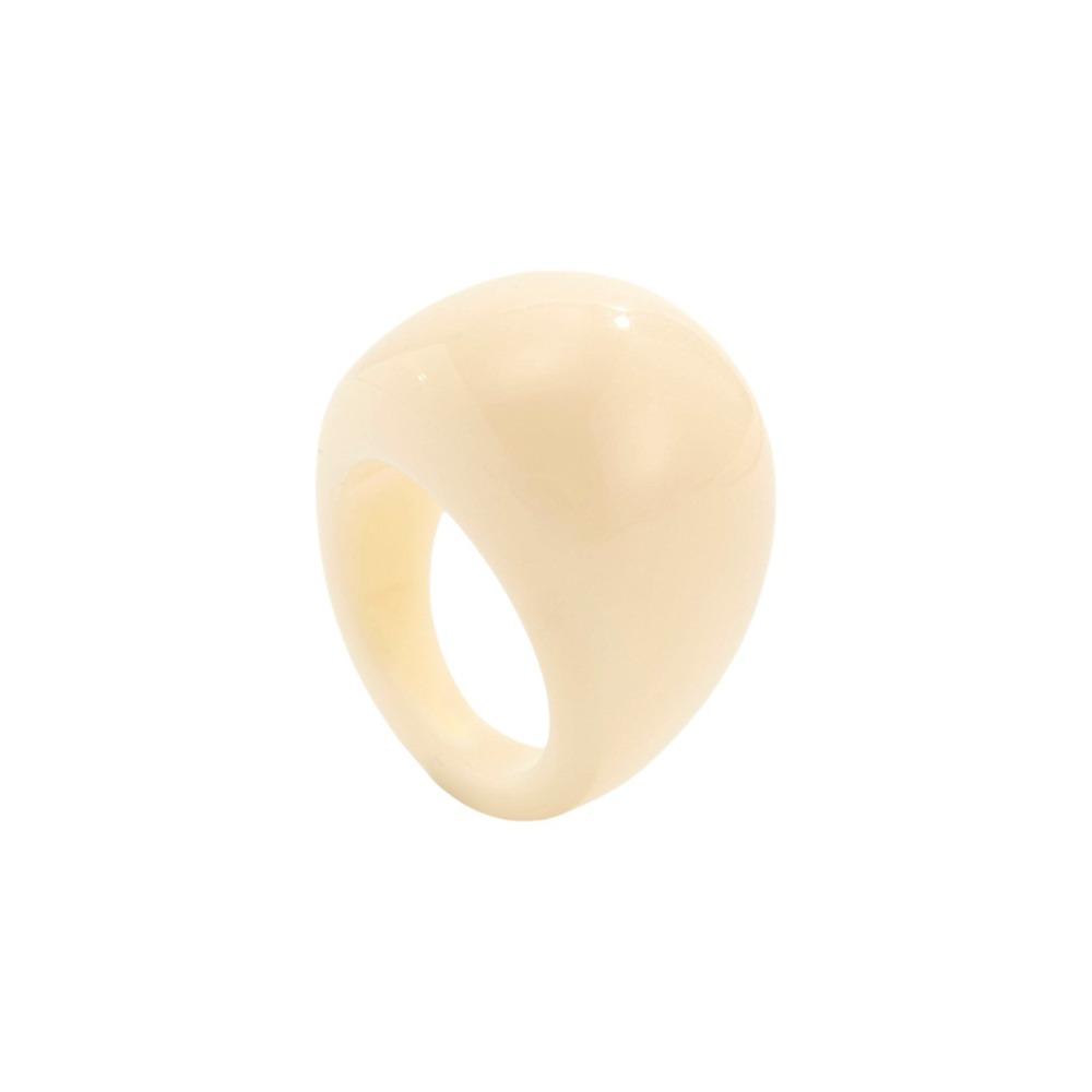Dome Transparent Resin Ring Multicolour Irregular Ring Unique Acrylic Geometric Ring Jewelry
