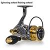 New All-metal Fishing Reel Spinning Reel Style 15Kg Maximum Resistance Gear Ratio 5.5:1 Fishing Reel Suitable for All Waters Outdoor Fishing
