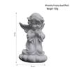 Nordic Angel Girl Sculpture - Resin Figurine for Living Room Décor