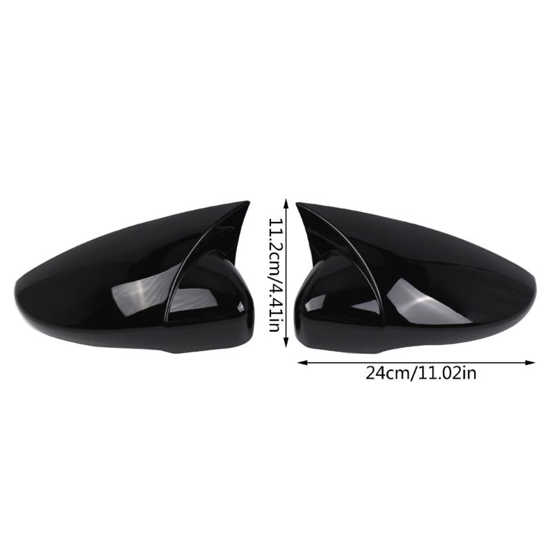 Simple Install Side View Glass Cover Pair Adhesive Wing Glass Cover for 09-17