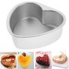 Heart Layer Cake Tins Non-Stick Removable Heart Bottom Aluminum Alloy Cake Pan Tin Baking Mould (3/5/6/8/10inch)