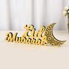 Eid Mubarak Acrylic Ornament Ramadan Mubarak Home Table Decoration Wooden Sign 2025 Islamic Muslim Party Decor Eid Al Adha Gift