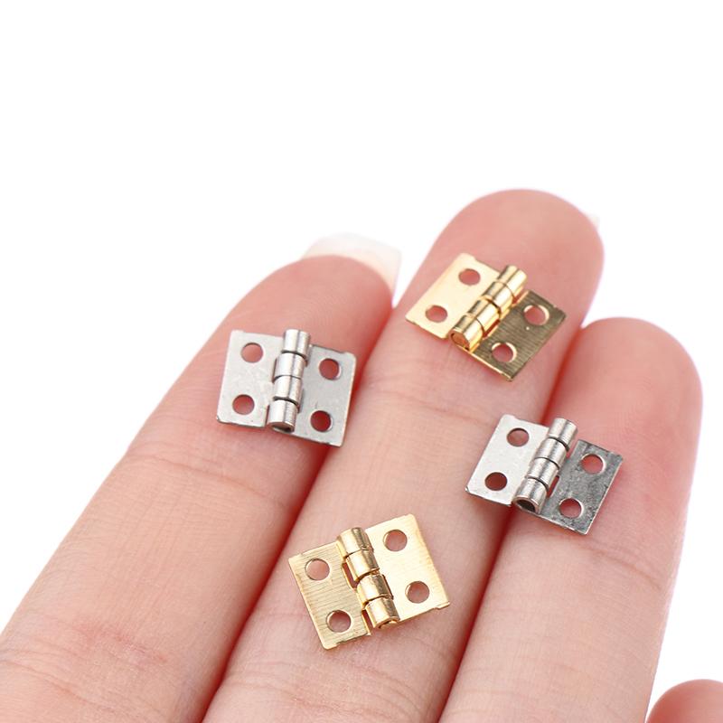 For 1/10 Rc Crawler Car Trx4 1/14 Tamiya Rc Dump Truck Scania 770S 10Pcs Mini Door Hinge Simulation Folding