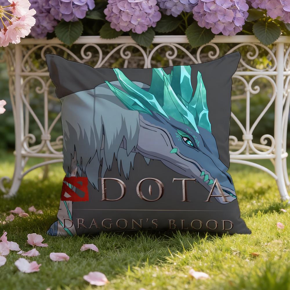 D-Dota D-Dragon Аниме B-Кровь Чехол на Подушку для Дома и Автомобиля Двухсторонний Чехол на Подушку: Двусторонняя конструкция для максимального комфорта