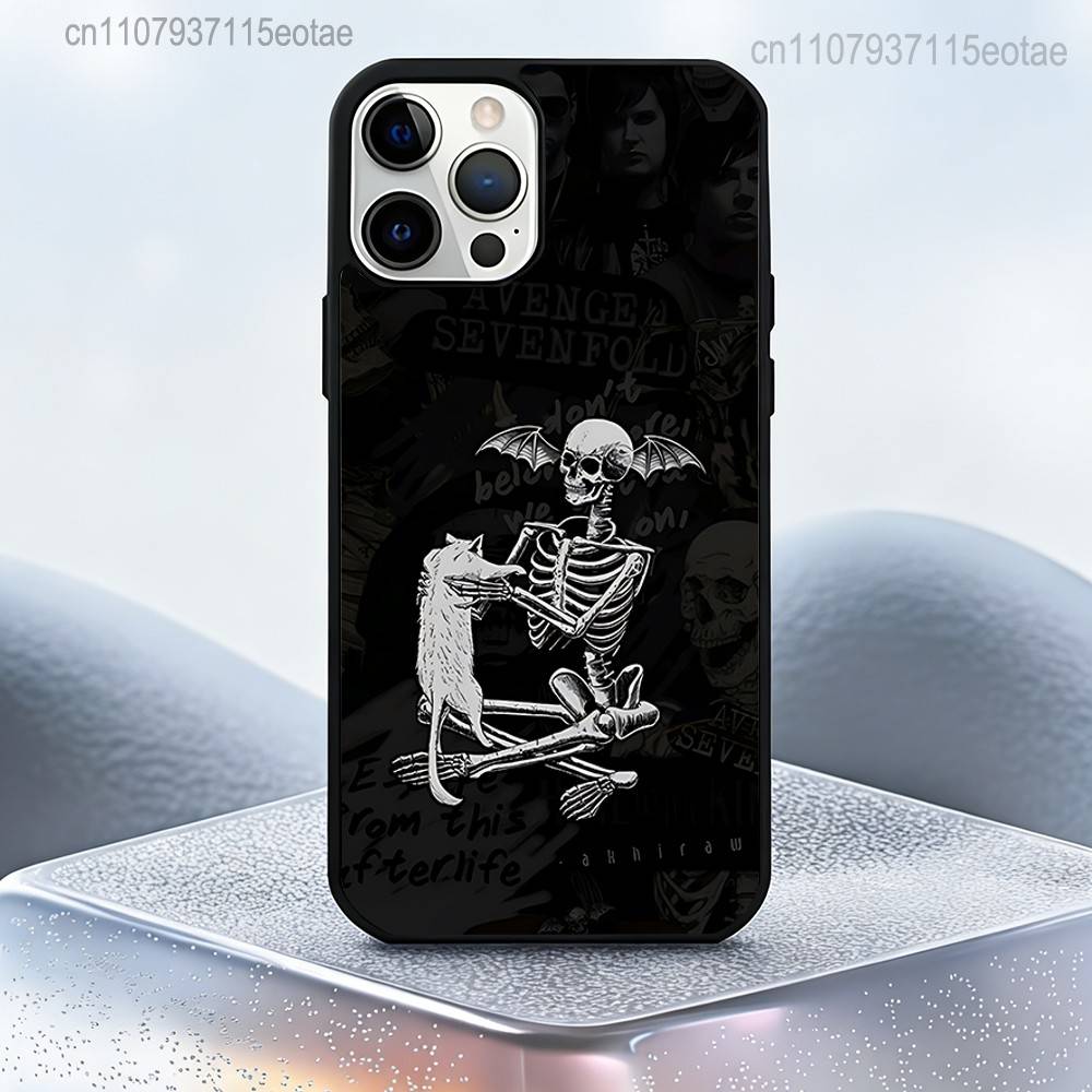Avenged S-Sevenfold A7X Группа Для IPhone 17,16,15,14,13,12,11,Pro,Max,Plus,Mini,SE4,E Защитный Магнитный Чехол Обложка
