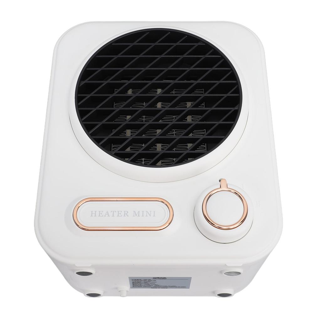 Portable Electric Space Heater PP 1000W Rapid Heating Overheat Protection Portable Heater Fan for