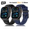 Силиконовый ремешок для Apple Watch Ultra 3 2 49 мм 46 мм 45 мм 44 мм Спортивный Люксовый Ремешок Для Iwatch Серии 11 10 9 8 7 6 5 4 Se3 Ремешок