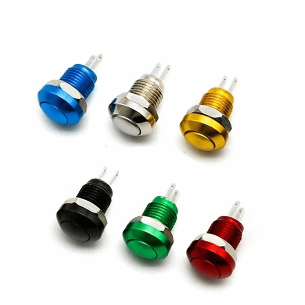 1Pc Self-Reset Push Button Switch Car Motorcycle Balance Car Engine Start Modification