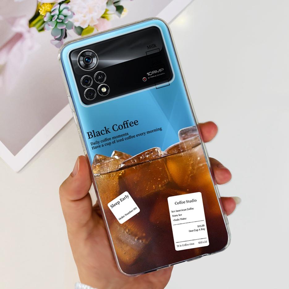 Для Xiaomi Poco X4 Pro 5G Чехол Стильный Расписной Чехол Мягкий Силиконовый Чехол для Телефона Для Xiaomi Poco M4 Pro 5G M4Pro X4Pro Fundas Coque