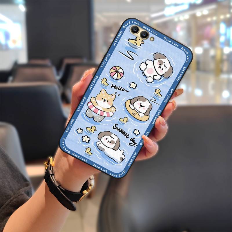 Модный противоударный чехол для телефона для Huawei Honor V10, мультяшный мягкий чехол, противоударная крышка, пыленепроницаемый, прочный силикон