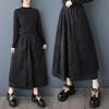 Nine-inch Pants Wide-leg Pants Drape Pants and Skirts for Spring and Autumn