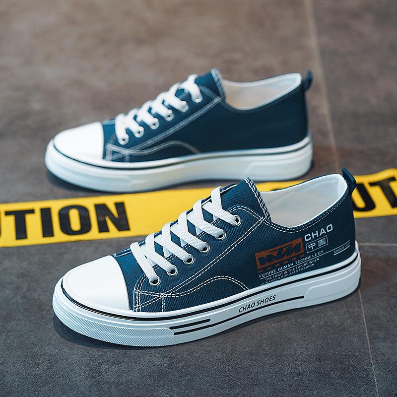 Мужские парусиновые туфли корейской версии, универсальные мужские туфли для сноуборда, черные туфли для спорта и отдыха из ленивой ткани