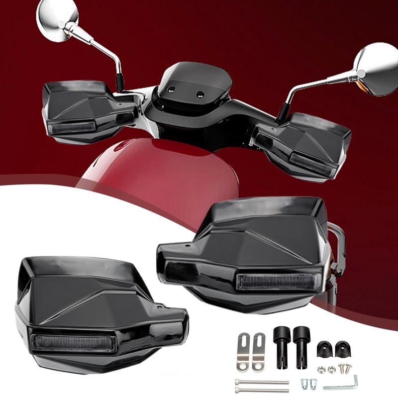 Universal Motorcycle Hand Guard Handguard Shield Windproof Handlebar Protector For ATV Street Riding All-Weather