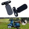 2Pcs Electric Bike Rear Pedal Foot Plates Pedals for Motorcycle Electric Bicycle BMX Bike Folding Footrests Non Slip Foot Pegs
