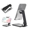 Foldable Cell Phone Stand Phone Holder for Desk with Angle Height Adjustable for Smartphones Tablets
