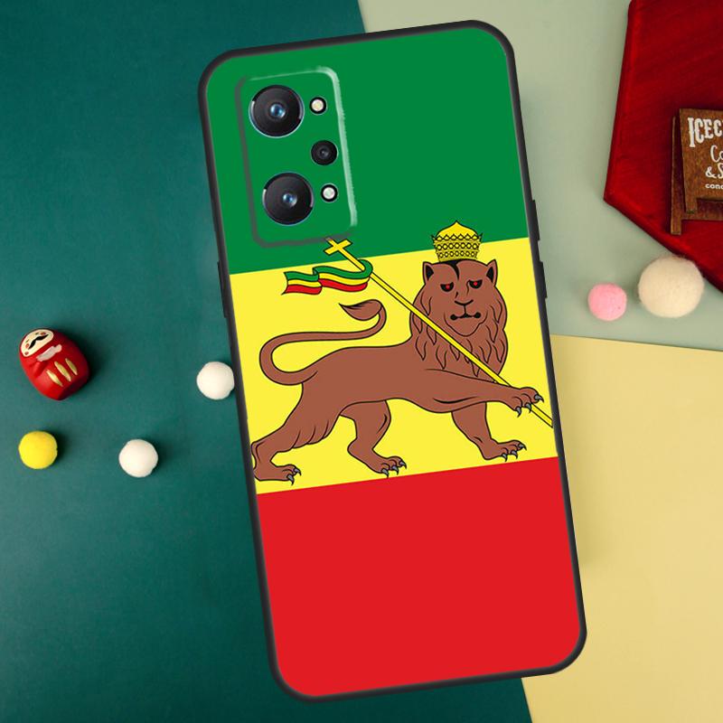 Ethiopia Flag For Realme C75 C61 C67 C63 C71 C55 C51 C65 C53 GT6 GT7 15 Pro 10 11 12 13 14 Pro Plus Case